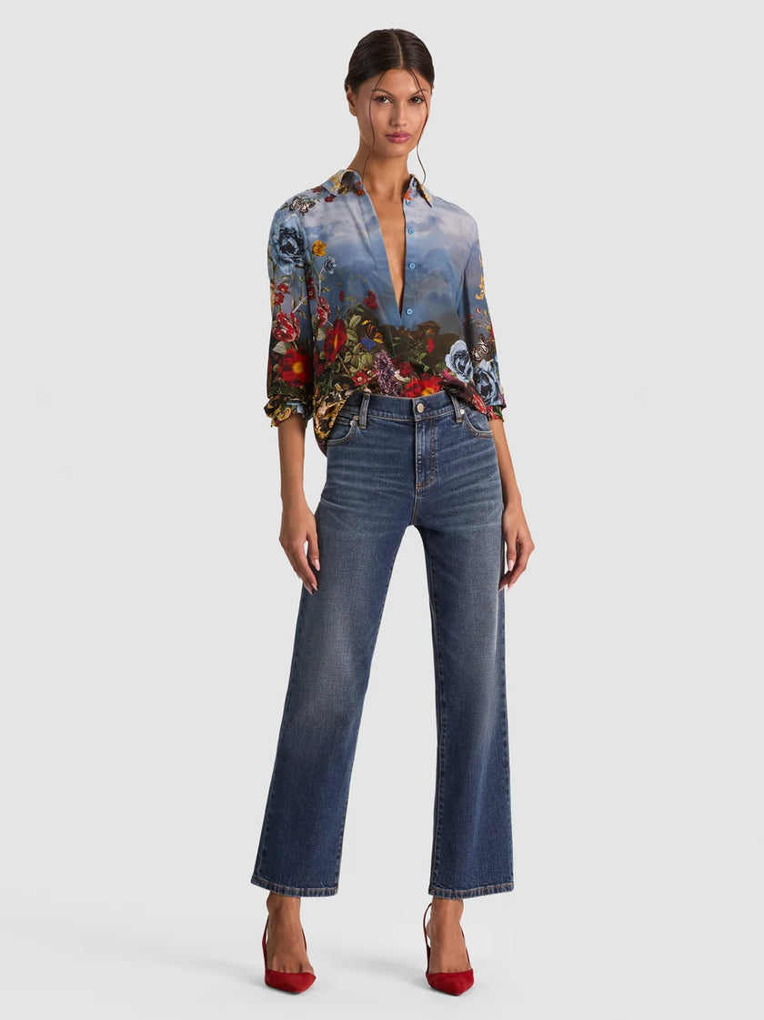 WILLA SILK BLOUSE IN ALPINE DAWN