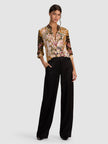 WILLA SILK BLOUSE IN TRUE GRANDEUR
