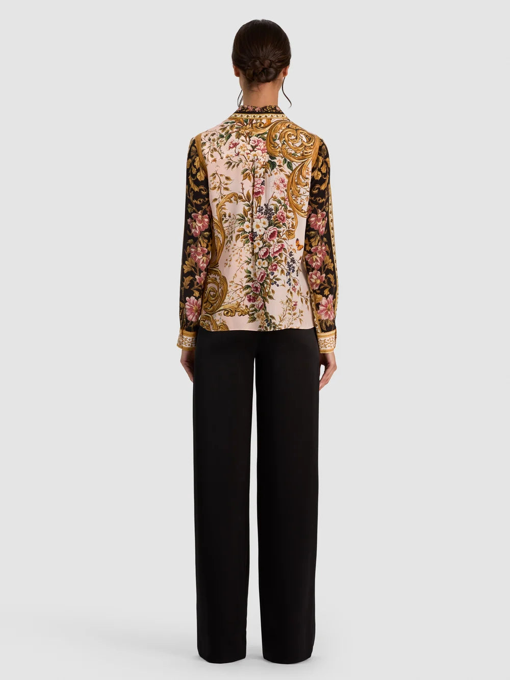 WILLA SILK BLOUSE IN TRUE GRANDEUR