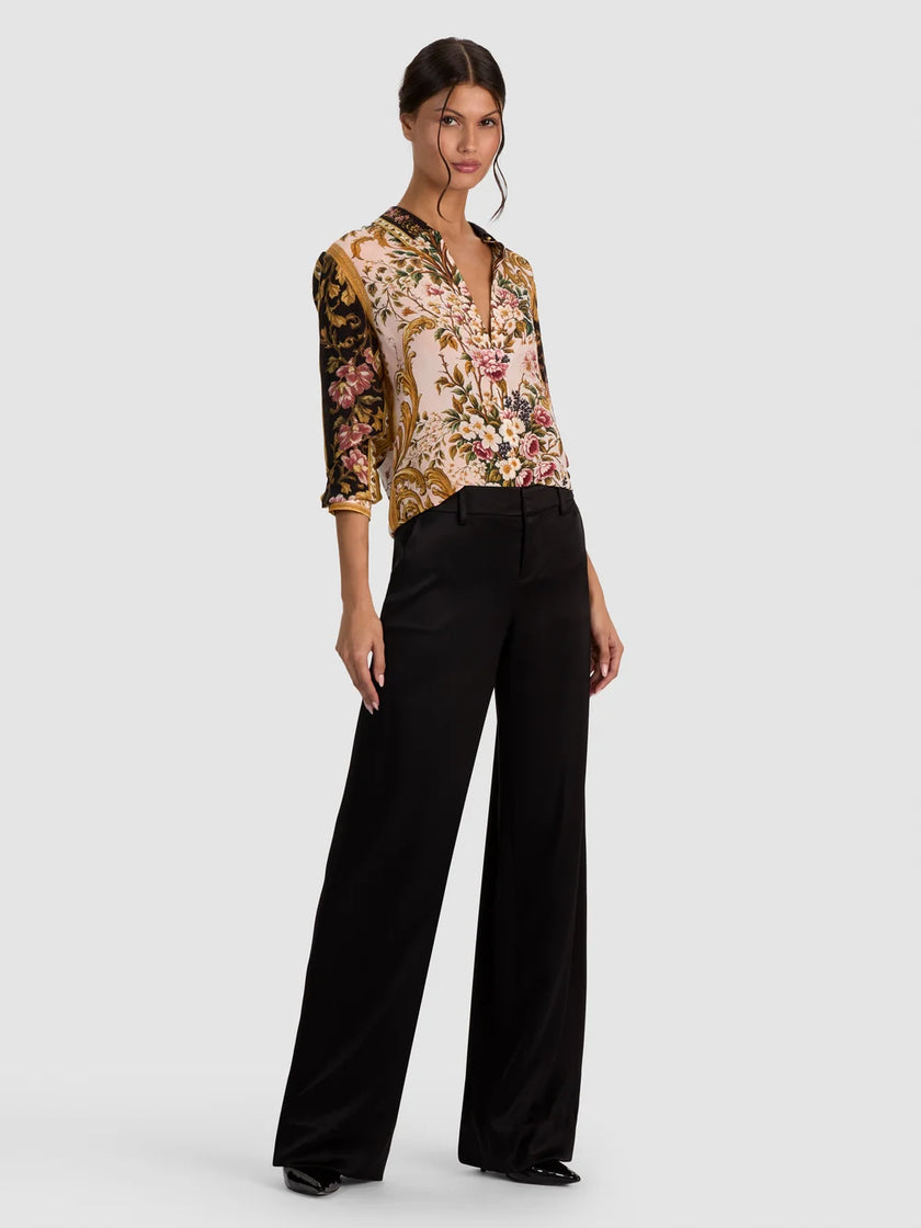 WILLA SILK BLOUSE IN TRUE GRANDEUR