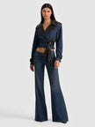 KEITH CROPPED DENIM TRENCH