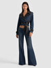 KEITH CROPPED DENIM TRENCH