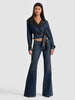 KEITH CROPPED DENIM TRENCH