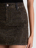 JOSS EMBELLISHED DENIM SKIRT