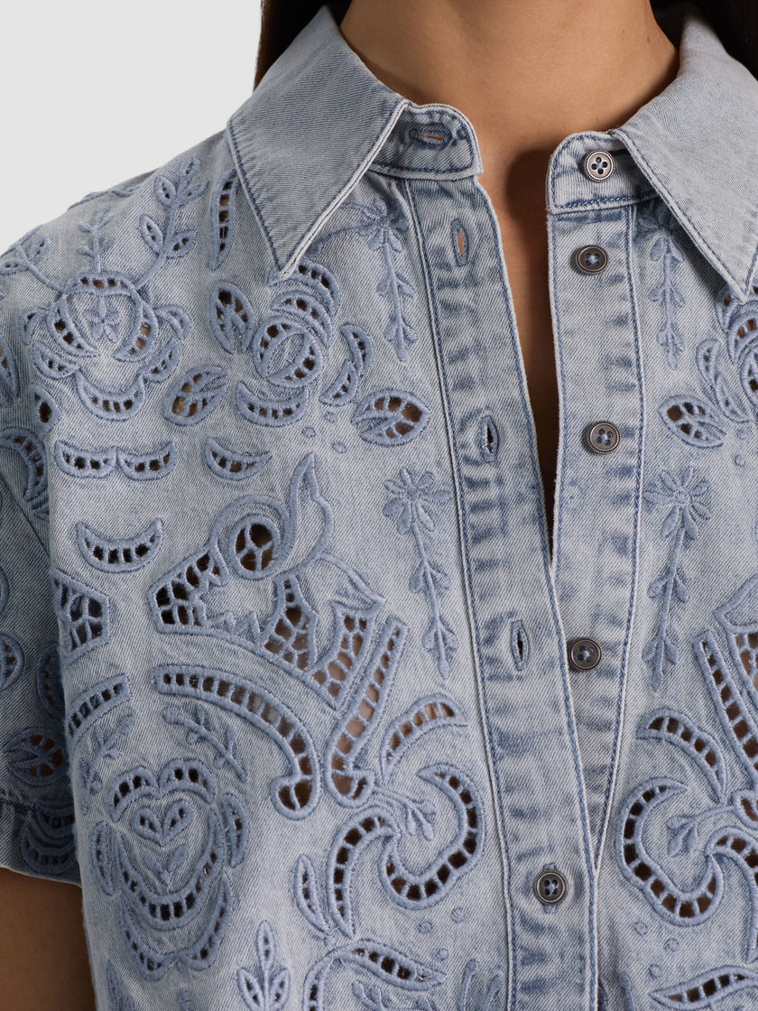 LANE DENIM BUTTON DOWN