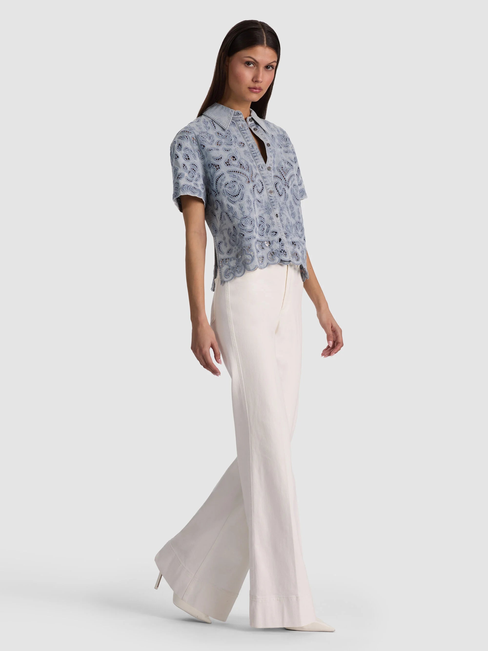 LANE DENIM BUTTON DOWN