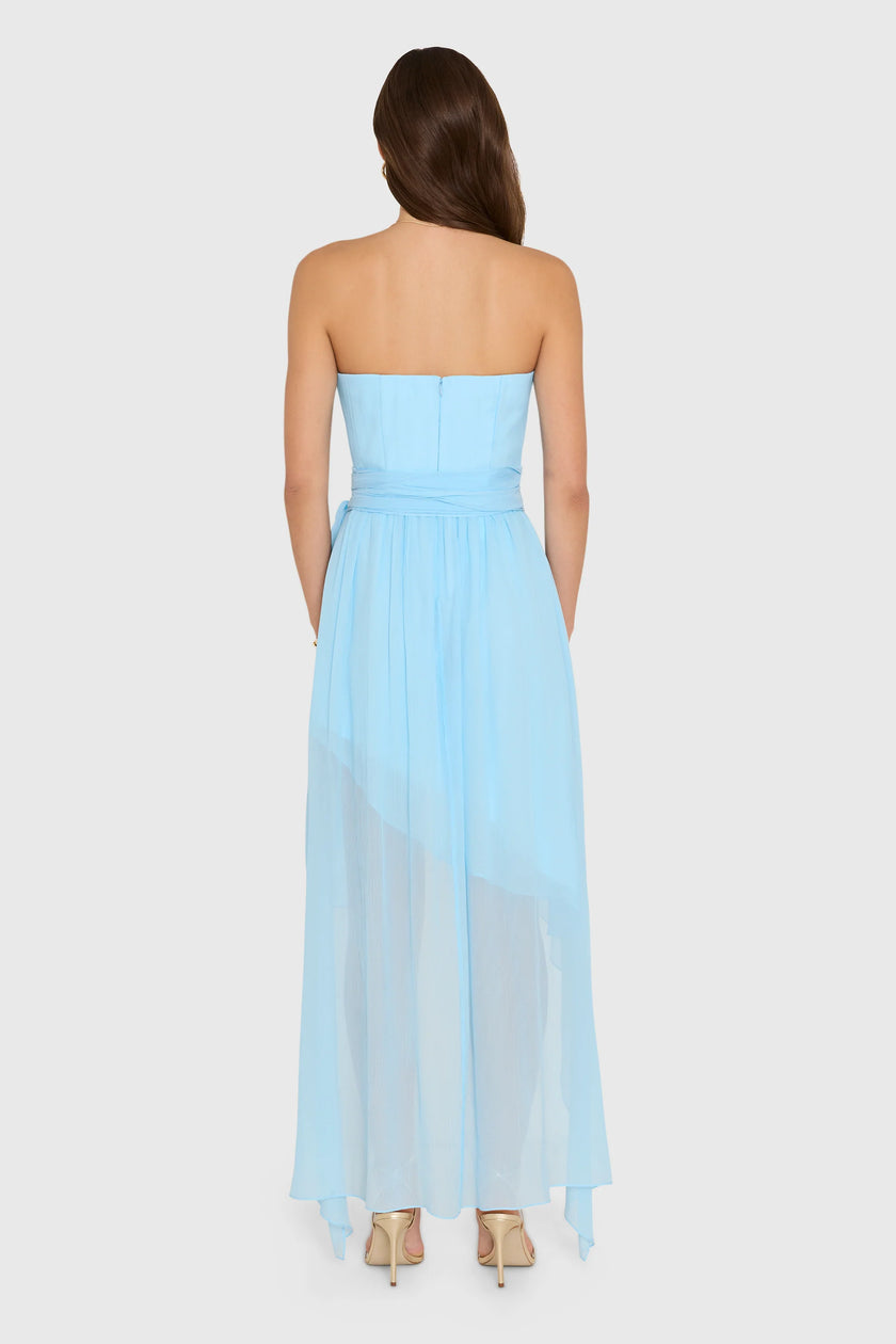 AURELIA MAXI DRESS IN PACIFIC