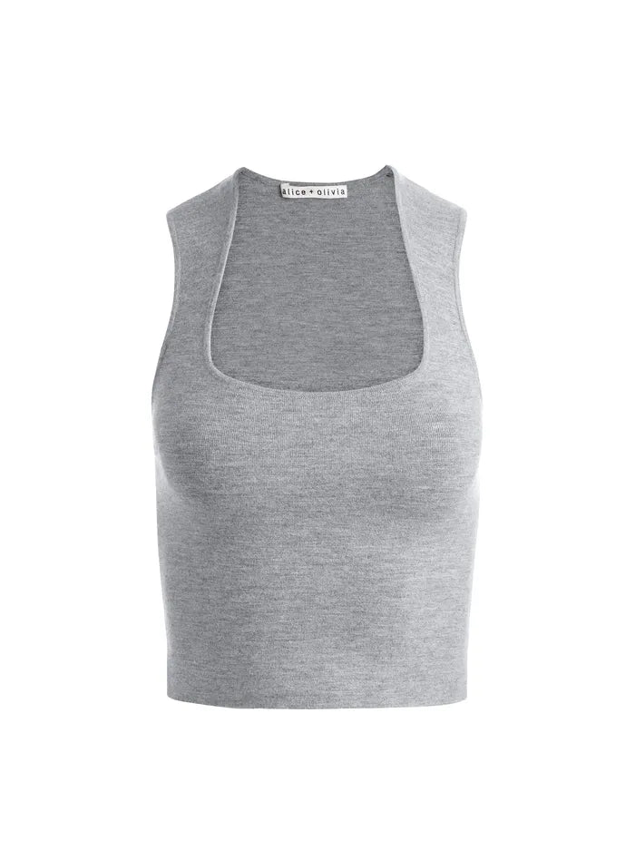 KERIA CURVED NECK TANK