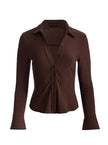 FREYA BUTTON DOWN TOP