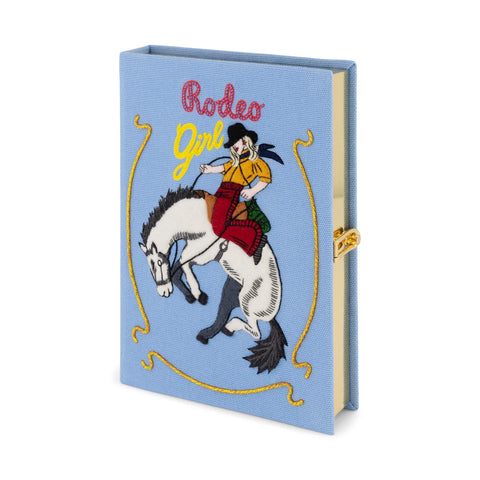 RODEO GIRL BOOK CLUTCH