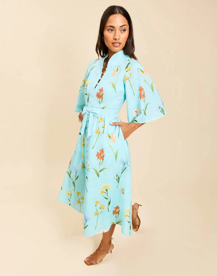 CARMEN MIDI DRESS IN GARDEN WALTZ