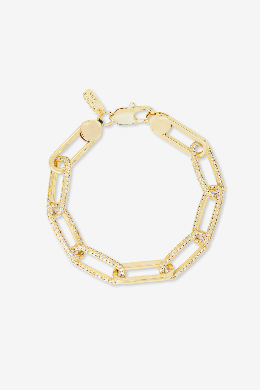 CARRIE PAVE CHAIN LINK BRACELET