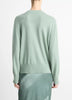 CASHMERE CREWNECK SWEATER IN PISTACHIO