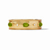 CANNES STONE STATEMENT HINGE BANGLE