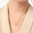 CATALINA PAVE X DELICATE NECKLACE