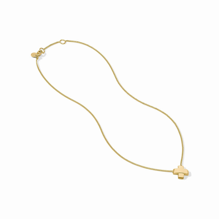 CATALINA PAVE X DELICATE NECKLACE