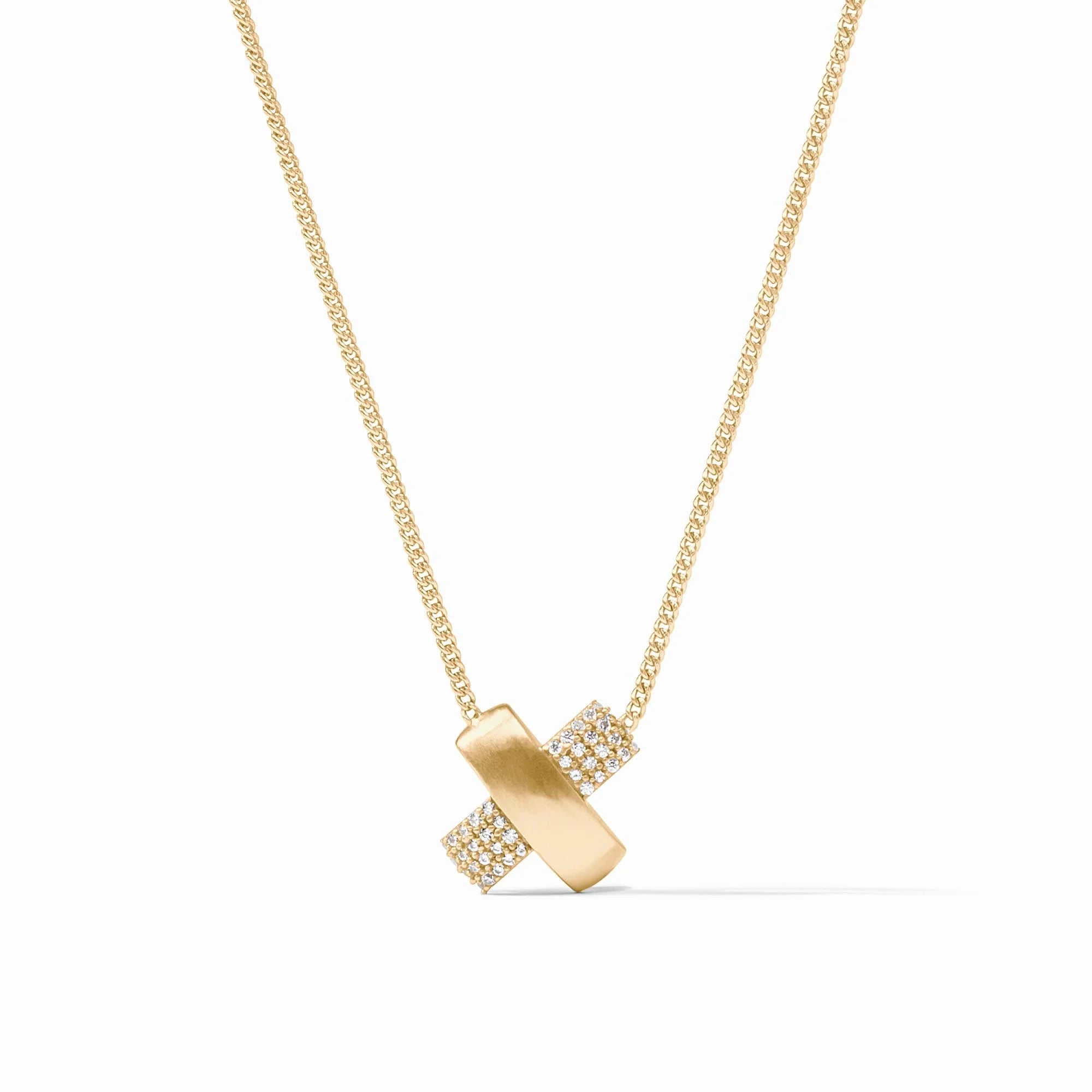 CATALINA X PAVE DELICATE NECKLACE