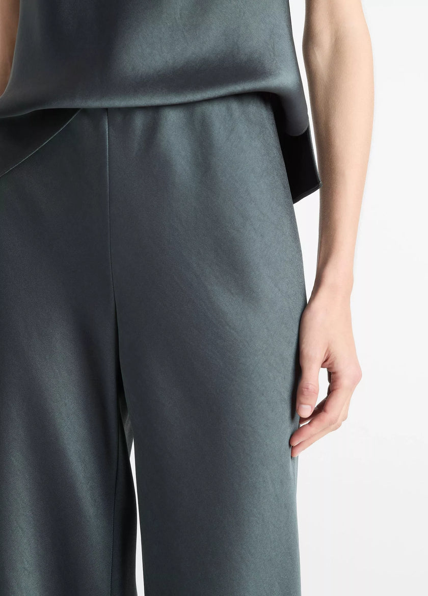 COLETTE HIGH WAIST FLUID SATIN BIAS PANT