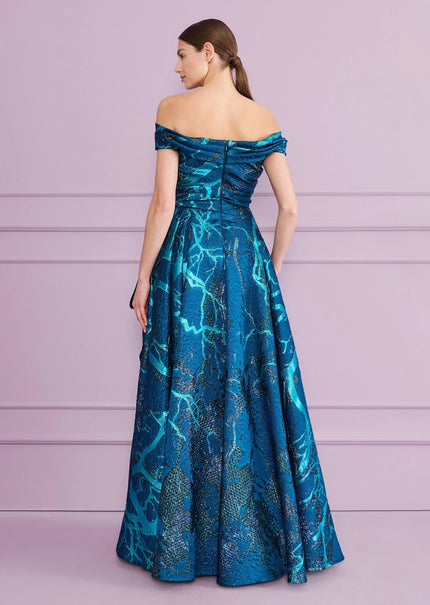 CODERO5 JACQUARD BALL GOWN