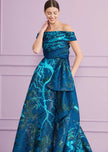 CODERO5 JACQUARD BALL GOWN