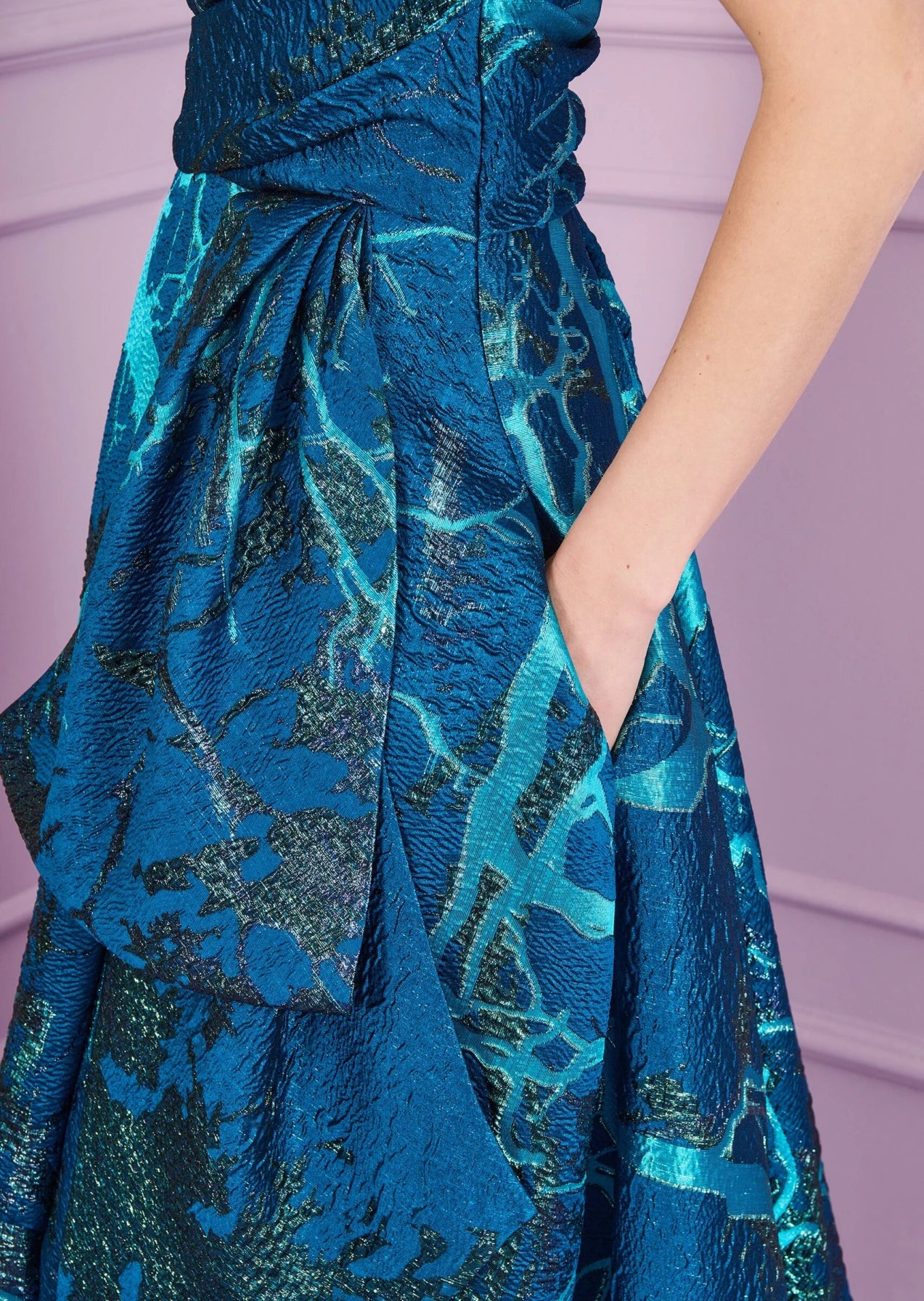 CODERO5 JACQUARD BALL GOWN