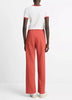 COTTON BLEND HIGH WAIST BIAS PANT