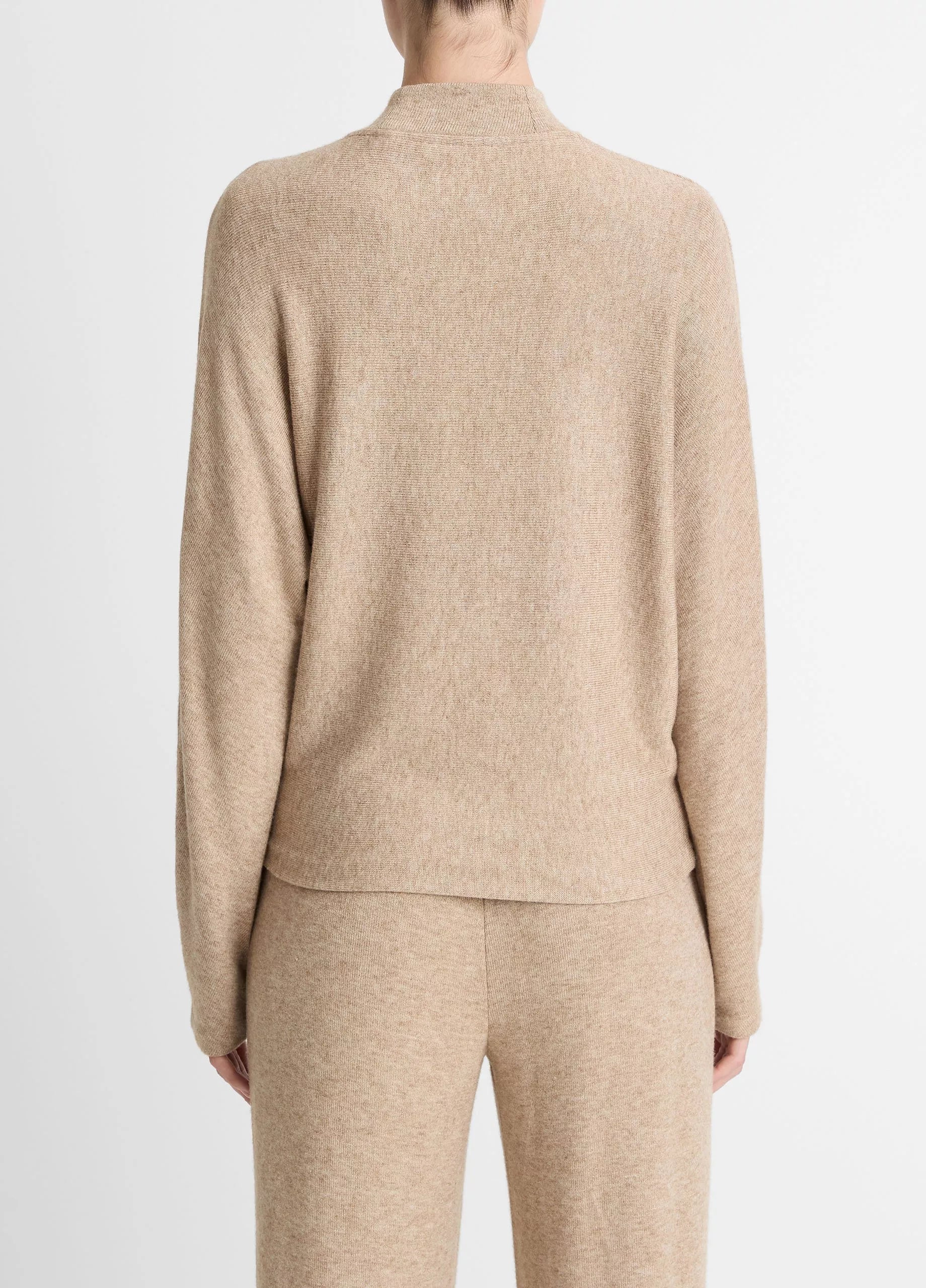 COZY DOLMAN SLEEVE MOCK NECK TOP