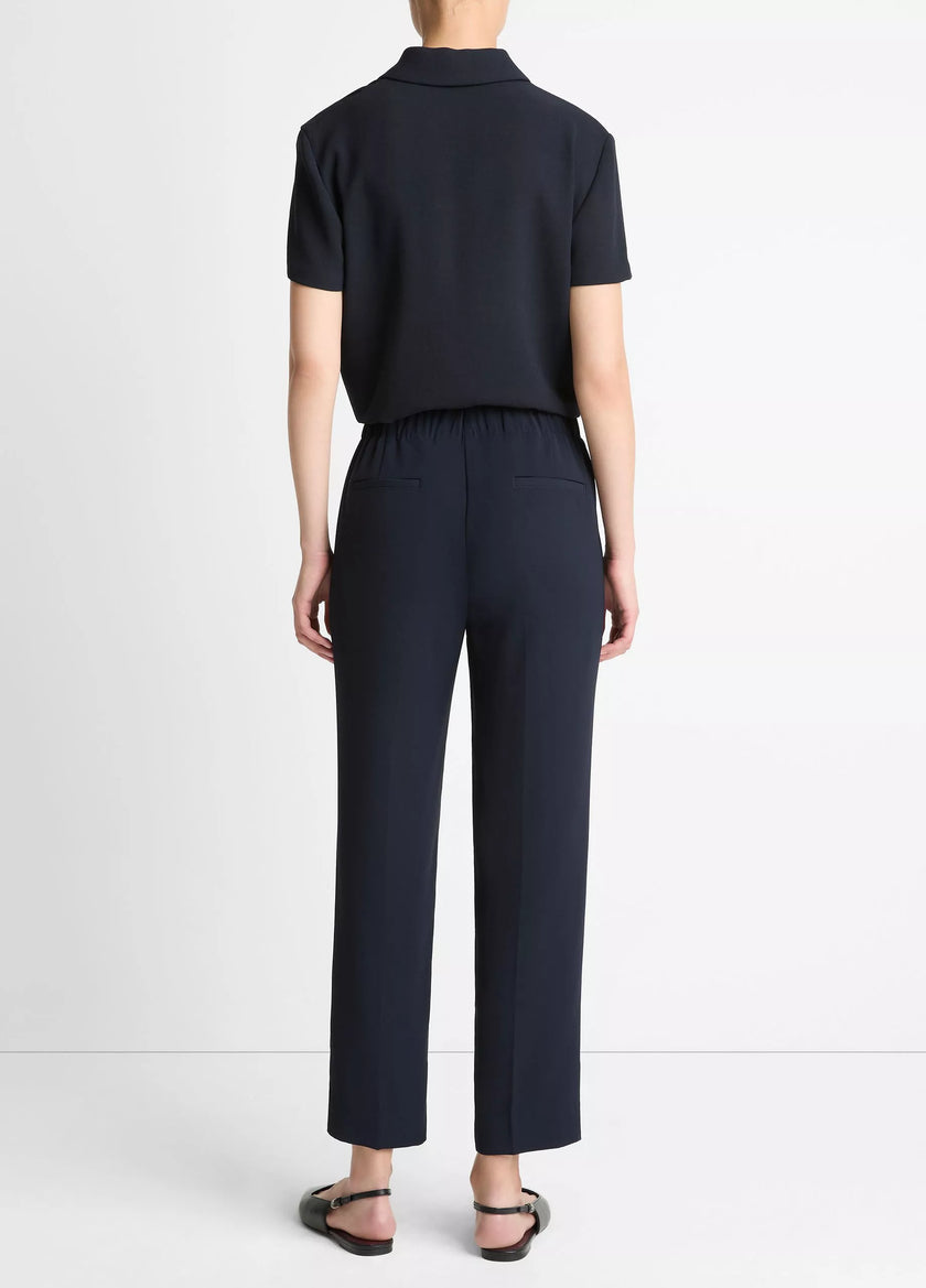 CREPE TAPERED PULL ON PANT