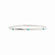 SMALL CRESCENT STONE BANGLE