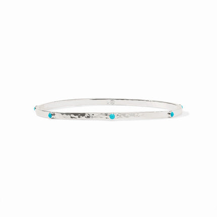 SMALL CRESCENT STONE BANGLE
