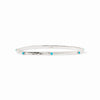 SMALL CRESCENT STONE BANGLE