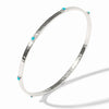 SMALL CRESCENT STONE BANGLE