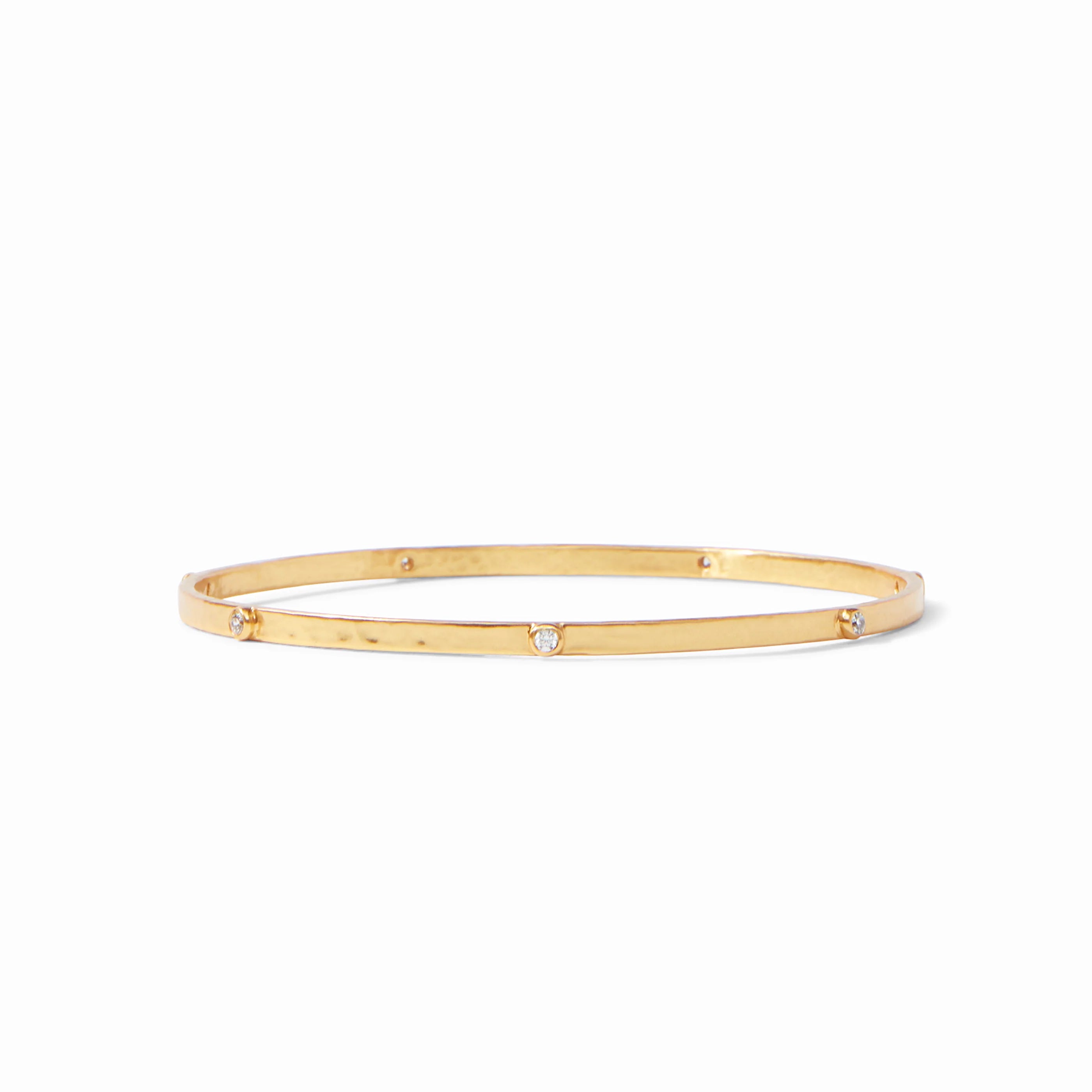 MEDIUM CRESCENT STONE BANGLE