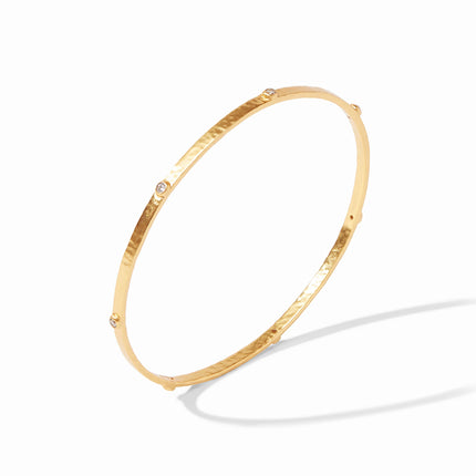 MEDIUM CRESCENT STONE BANGLE