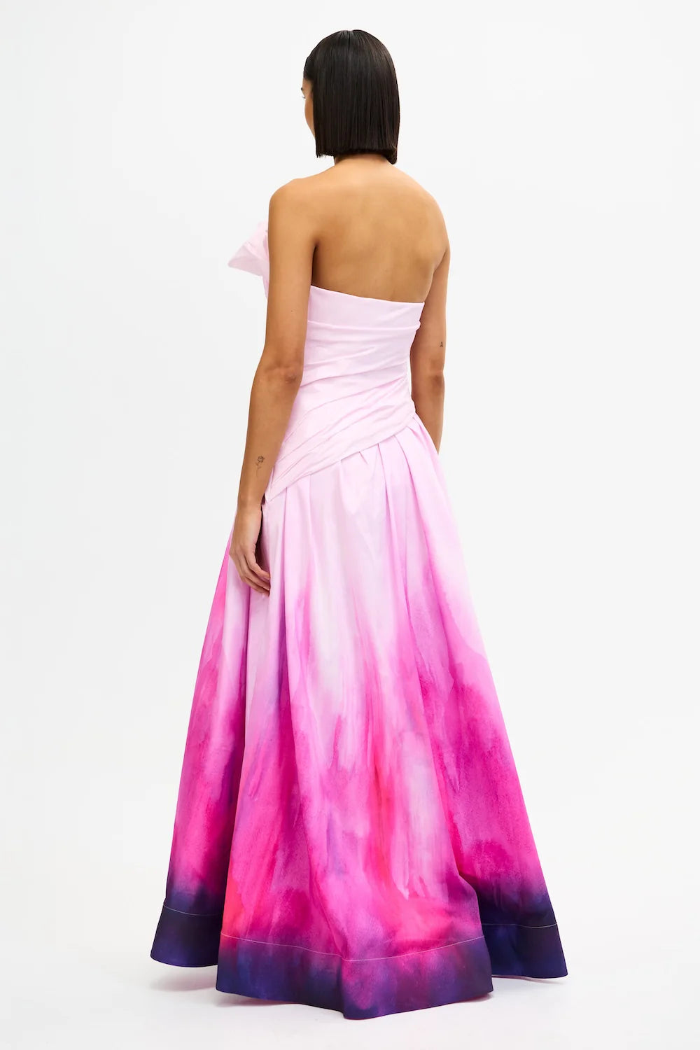 GREENHOLD MAXI DRESS STRAPLESS OMBRE HEM GOW