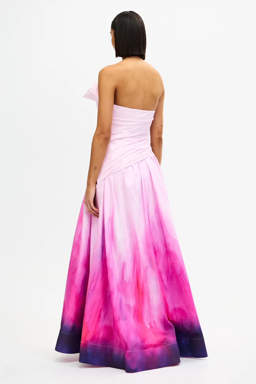 GREENHOLD MAXI DRESS STRAPLESS OMBRE HEM GOW