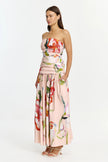 NERSHALL MAXI DRESS IN CHERRY MEDLEY