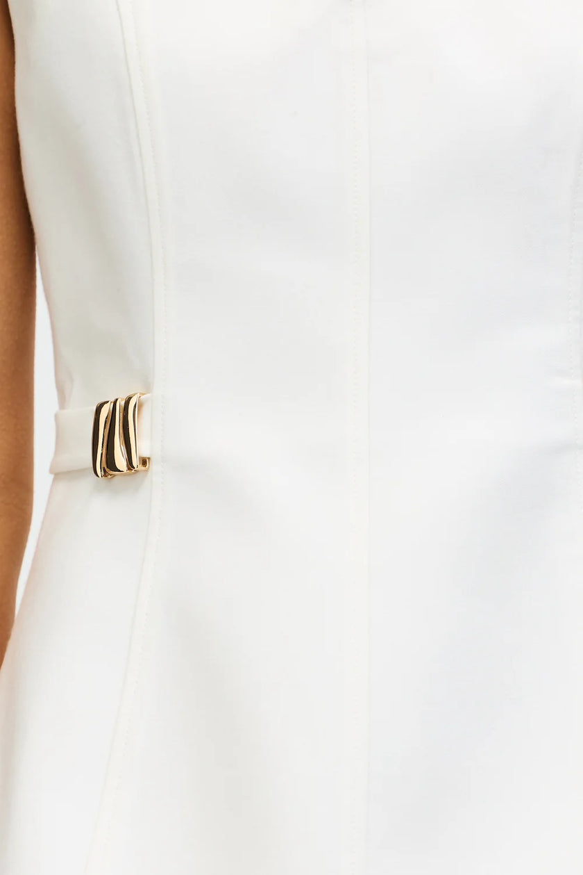 KEARBY MINI DRESS IN IVORY