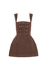 BETHANY ROMPER IN BROWN DENIM