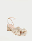 DAHLIA PLEATED BOW HEEL