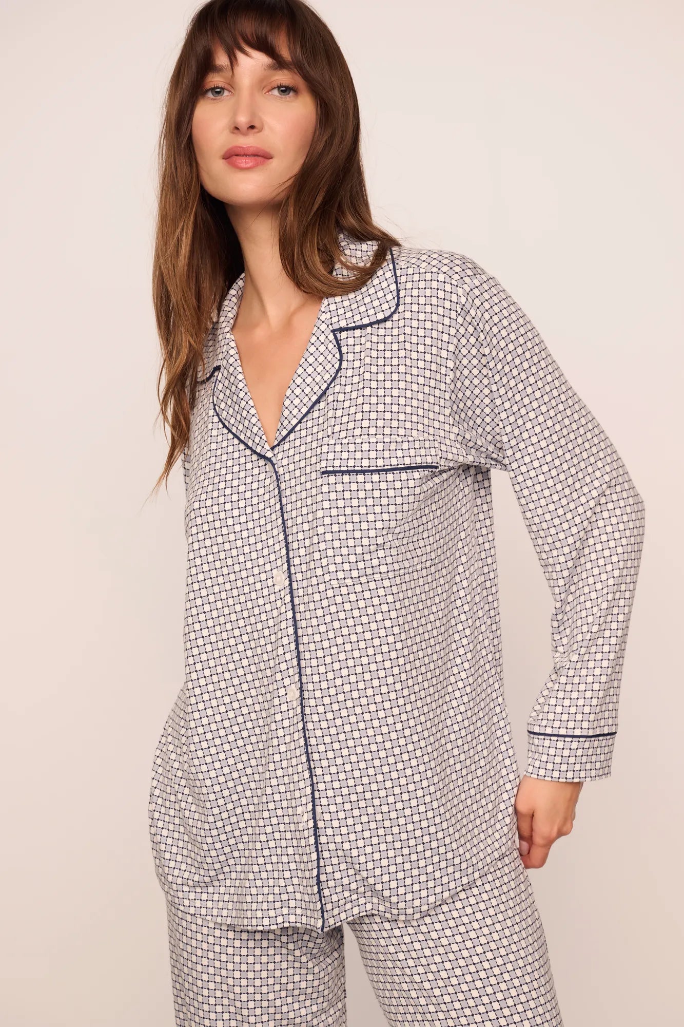 GISELE PRINT TENCEL MODAL LONG PJ SET