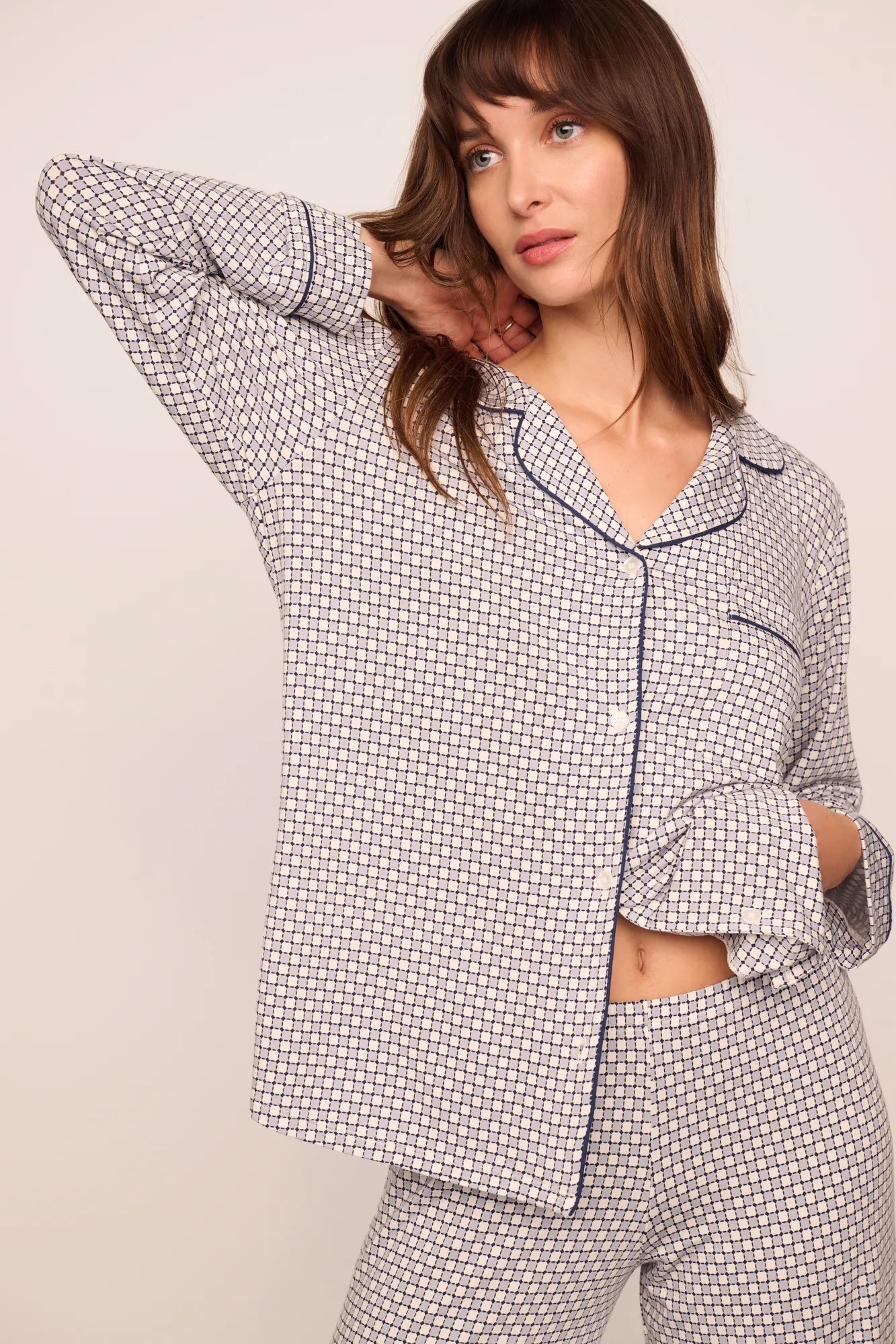GISELE PRINT TENCEL MODAL LONG PJ SET