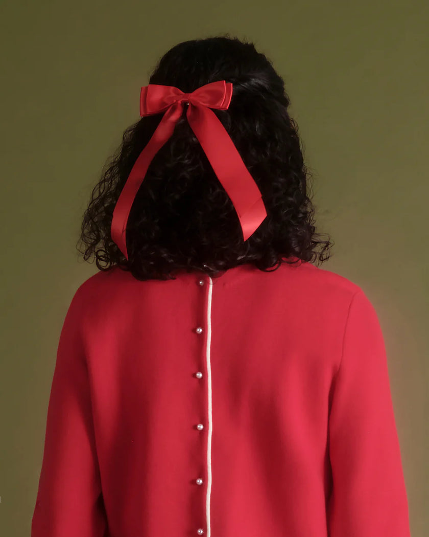 DARLING CARDIGAN COLORBLOCK PIPING