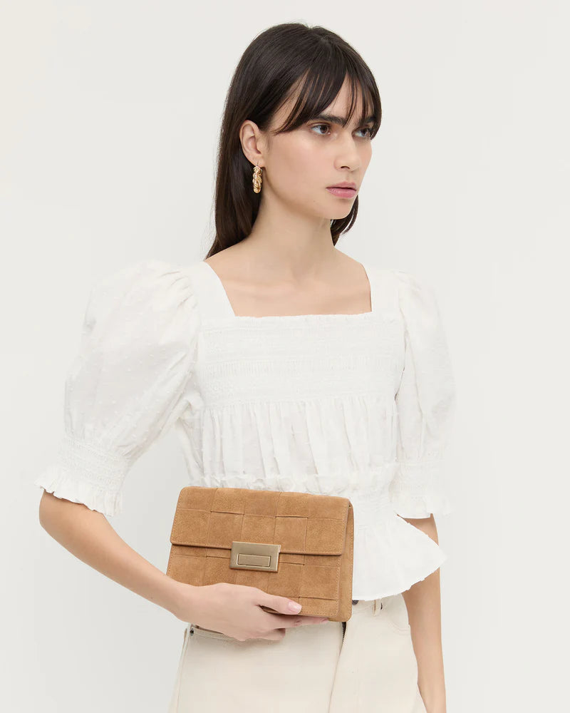 DELPHINE SUEDE CROSSBODY