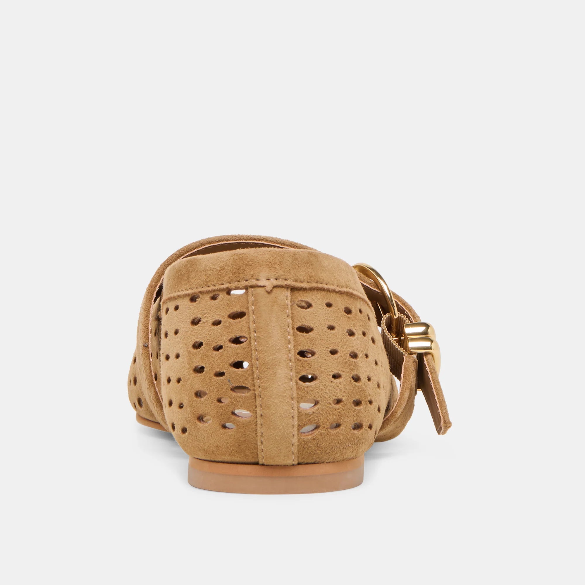 MIKEL BALLET FLATS PERFORATED SUEDE