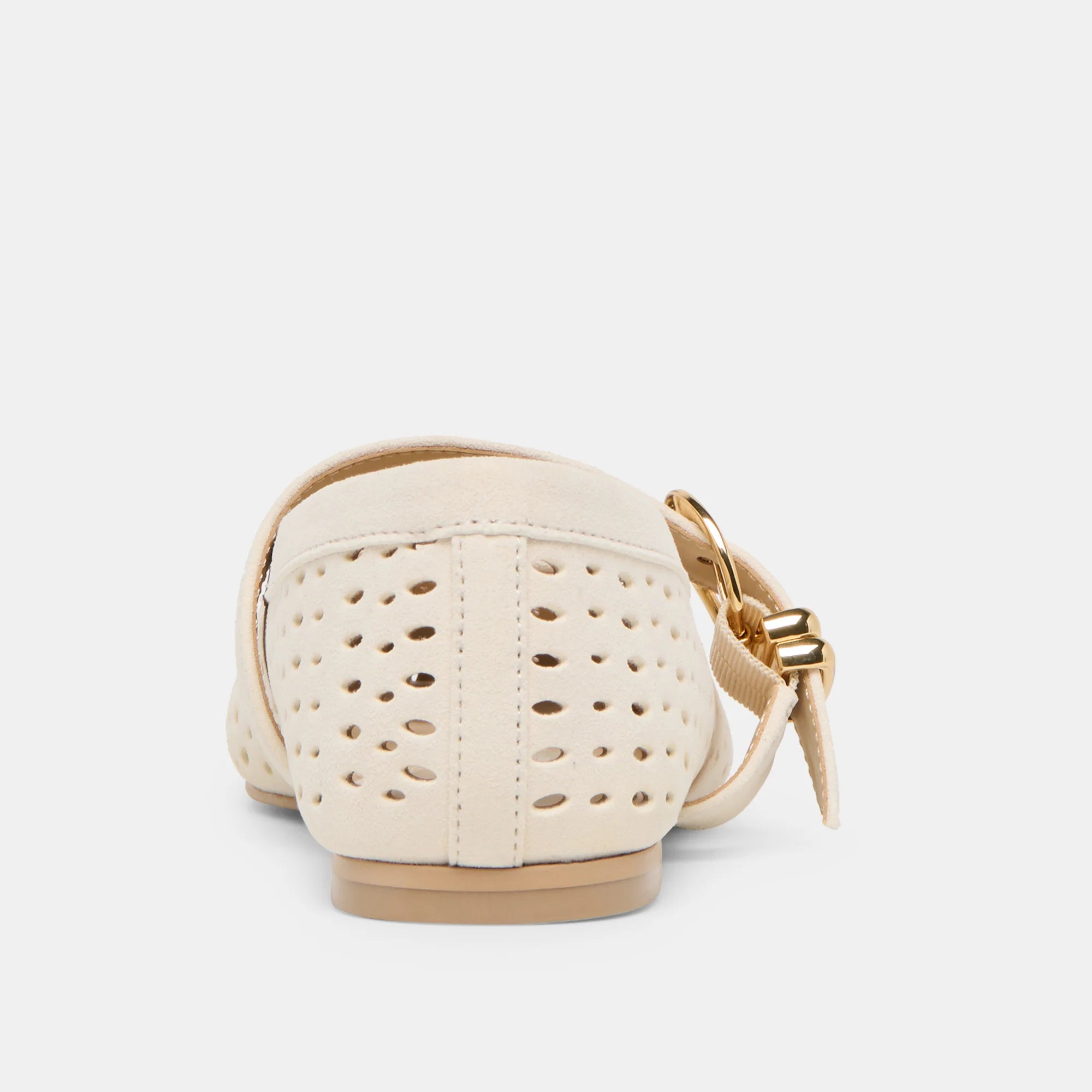 MIKEL BALLET FLATS PERFORATED SUEDE