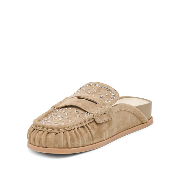 JODERO STUDDED LOAFER MULES