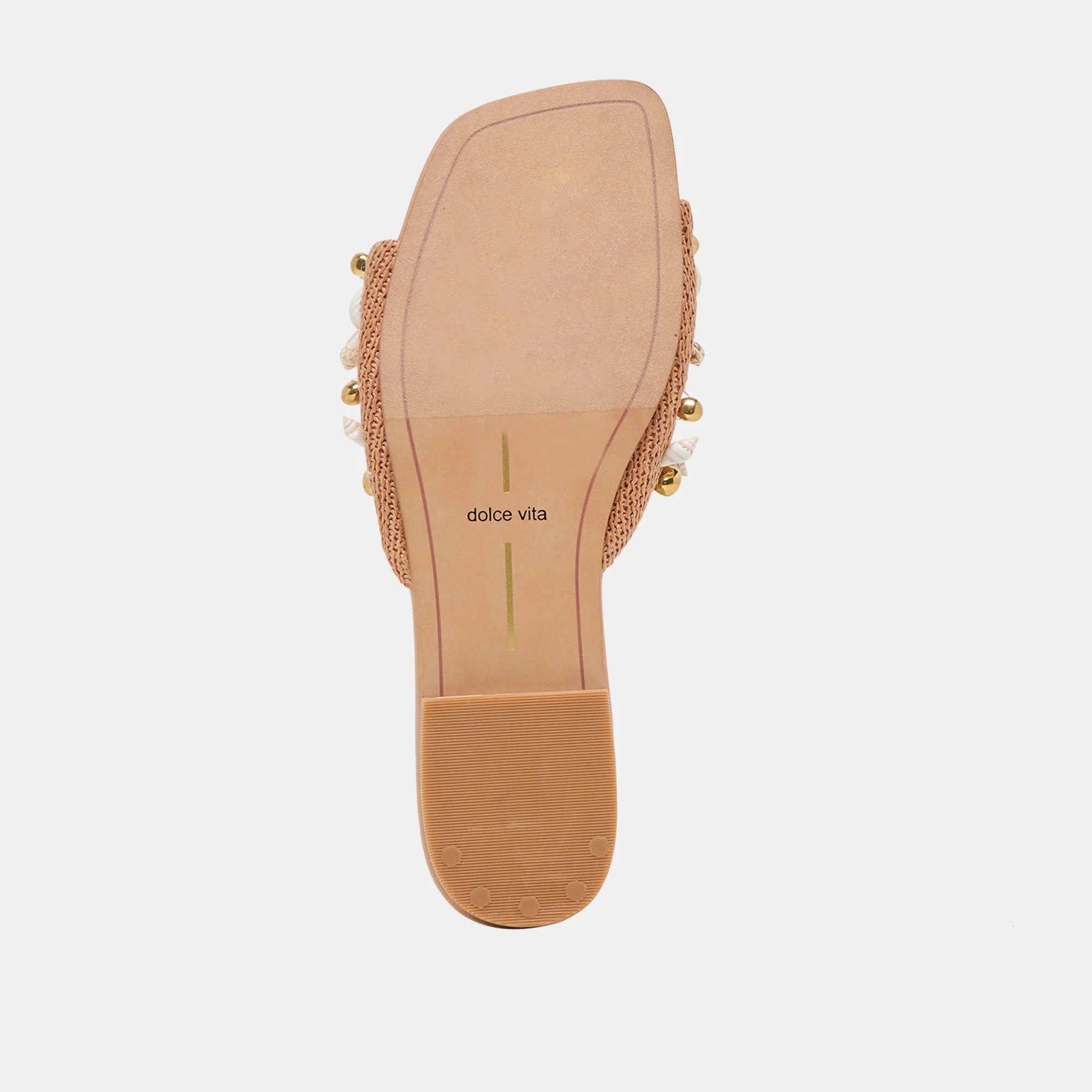 LIZZA SANDALS BEADED RAFFIA