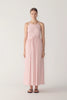 CHELSEA DRESS IN ROSE TEXTURED STRIPE