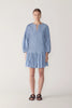 GISELLE DRESS IN SULPHUR SUMMER COTTON